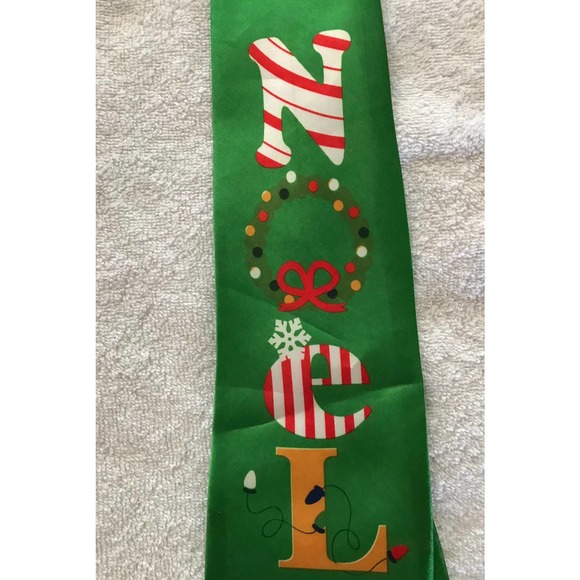 Noel Men's Green Tie - Picture 5 of 6